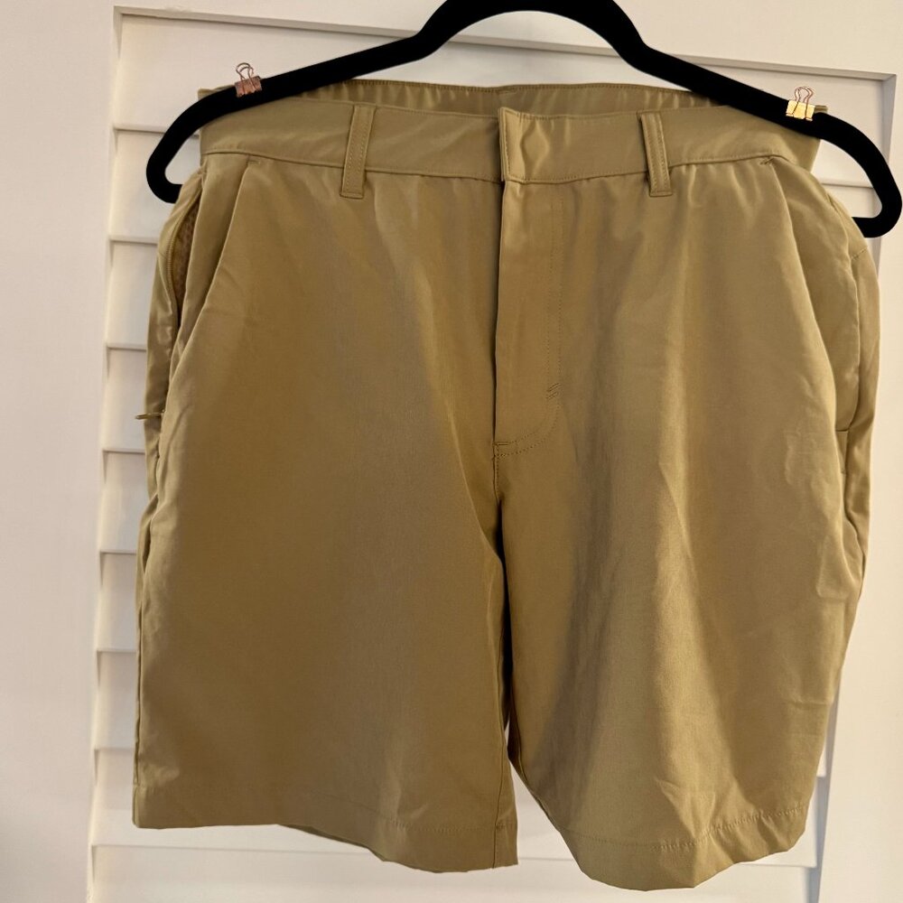 Fabletics Men's "The Don" Shorts  (Dark Twill, Polyester, 32Wx8L)